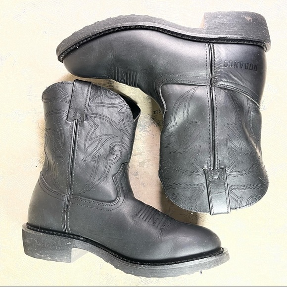 Durango® Farm 'N' Ranch™ Black Western Boot - Picture 7 of 12